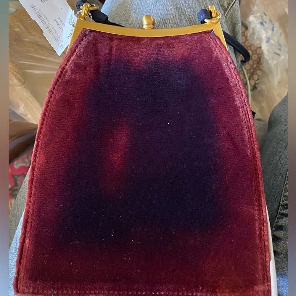 Enzo angiolini velvet evening bag